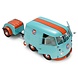 Volkswagen Volkswagen Cool Combi Gulf Oil Tribute + Trailer 2024 - 1:18 - Solido Volkswagen Volkswagen Cool Combi Gulf Oil Tribute + Trailer 2024 - 1:18 - Solido