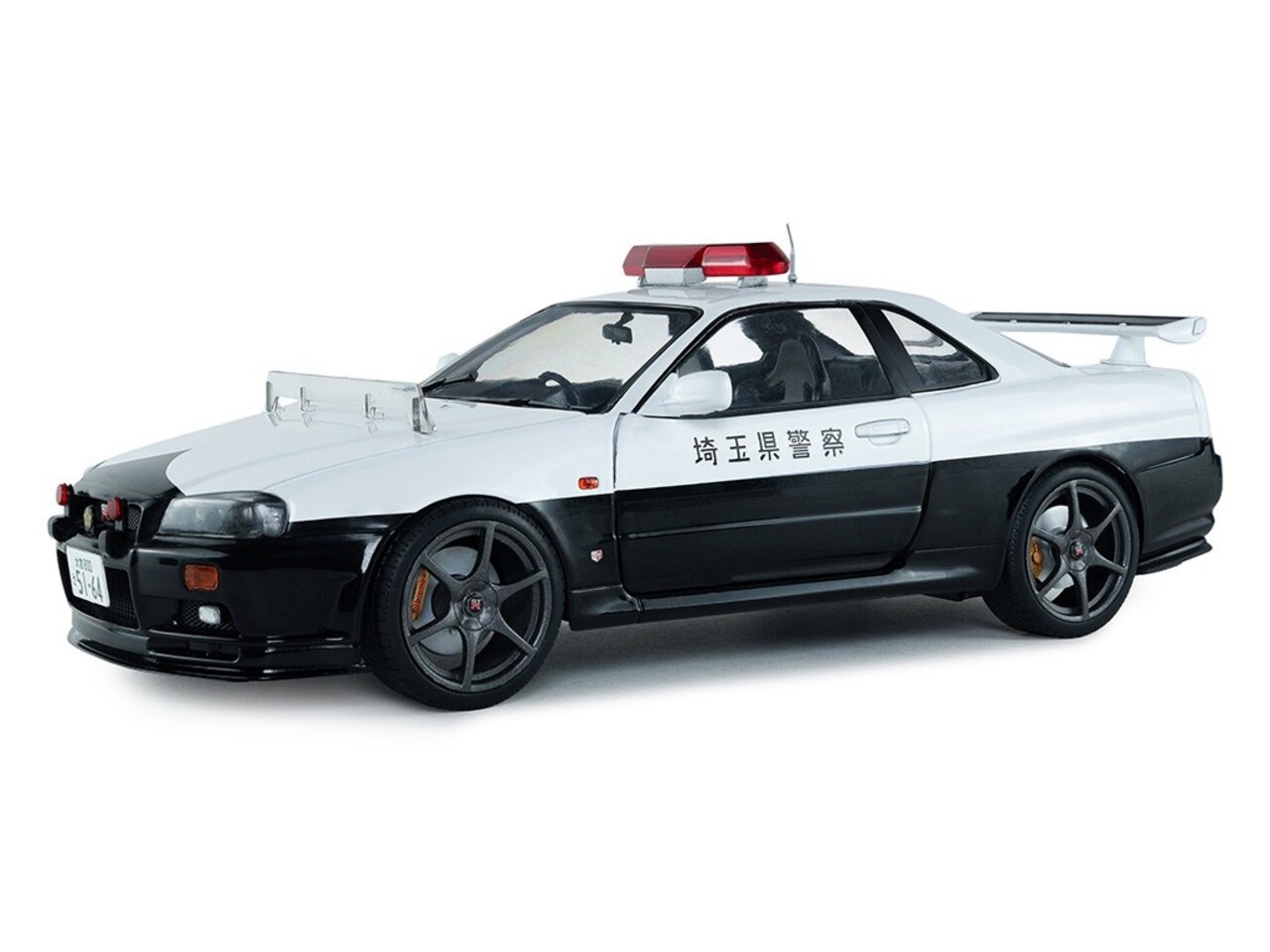 Nissan Nissan Skyline GT-R (BNR34) Japanese Police 1999 - 1:18 - Solido Nissan Nissan Skyline GT-R (BNR34) Japanese Police 1999 - 1:18 - Solido