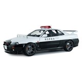 Nissan Nissan Skyline GT-R (BNR34) Japanese Police 1999 - 1:18 - Solido