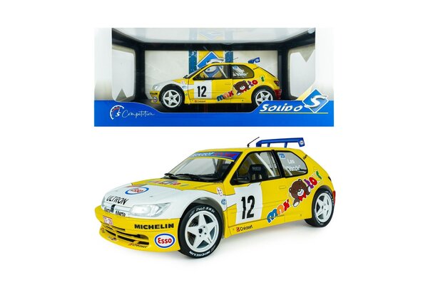 Peugeot Peugeot 306 Maxi #12 Rally du Condroz (Belgium) 1997 - 1:18 - Solido Peugeot Peugeot 306 Maxi #12 Rally du Condroz (Belgium) 1997 - 1:18 - Solido