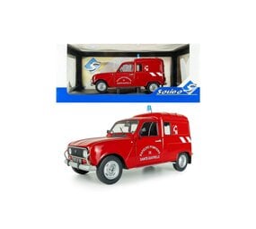 Renault Renault R4L F4 Van Fire Department 1976 - 1:18 - Solido Renault Renault R4L F4 Van Fire Department 1976 - 1:18 - Solido