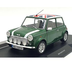 Mini Mini Cooper Sport 1997 + Flag - 1:18 - Solido