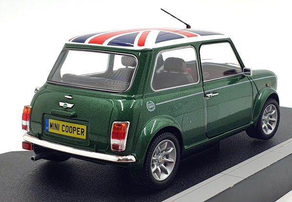 Mini Mini Cooper Sport 1997 + Flag - 1:18 - Solido Mini Mini Cooper Sport 1997 + Flag - 1:18 - Solido