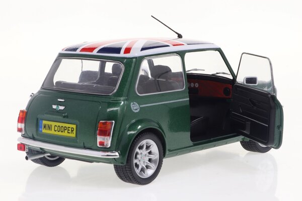 Mini Mini Cooper Sport 1997 + Flag - 1:18 - Solido Mini Mini Cooper Sport 1997 + Flag - 1:18 - Solido