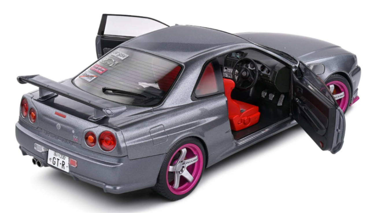 Nissan Nissan Skyline GT-R (BNR34) 1999 - 1:18 - Solido Nissan Nissan Skyline GT-R (BNR34) 1999 - 1:18 - Solido