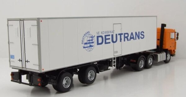Volvo Volvo F12 Tractor 6x2 + Reefer Semi Trailer 2 Axle 'Deutrans' 1980  - 1:43 - Premium ClassiXXs