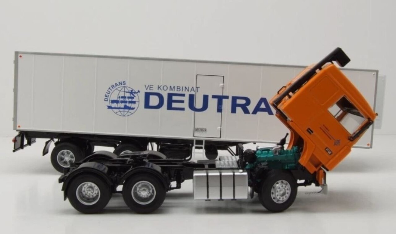 Volvo Volvo F12 Tractor 6x2 + Reefer Semi Trailer 2 Axle 'Deutrans' 1980  - 1:43 - Premium ClassiXXs