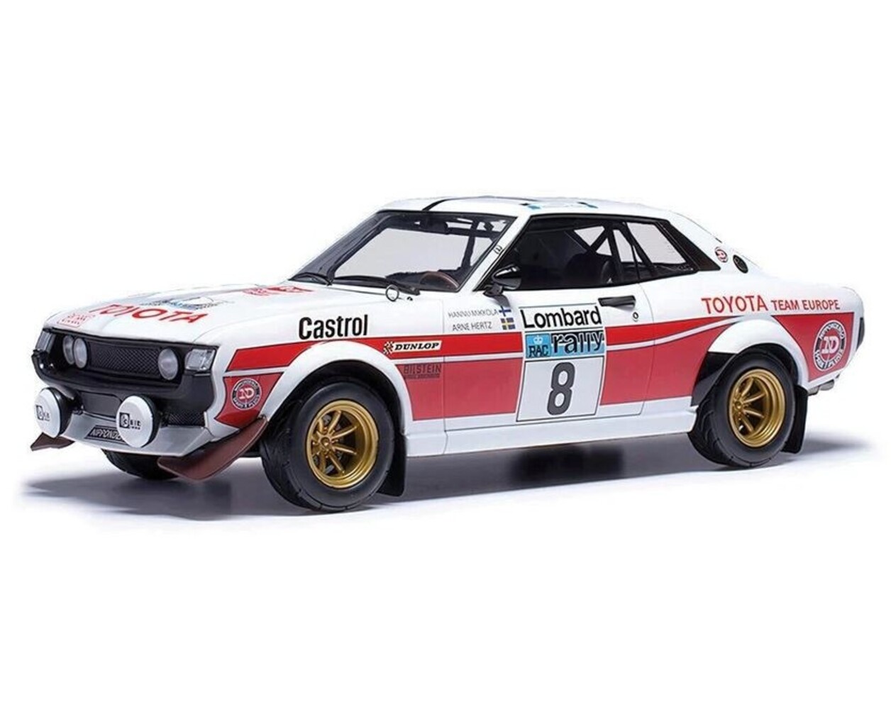 Toyota Toyota Celica 2000 GT (RA21) #8 RAC Rally 1977 - 1:18 - IXO Models Toyota Toyota Celica 2000 GT (RA21) #8 RAC Rally 1977 - 1:18 - IXO Models