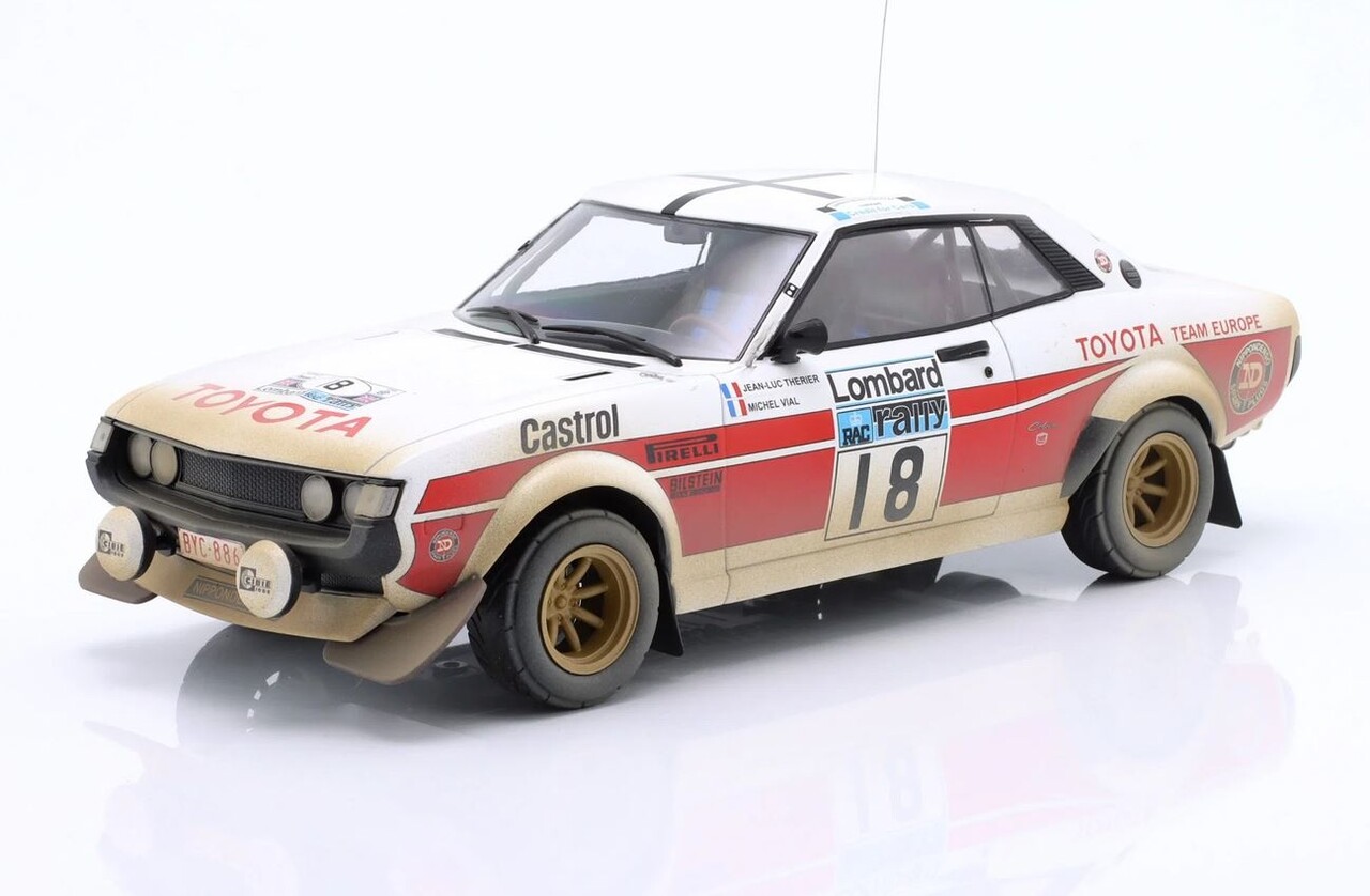 Toyota Toyota Celica 2000 GT (RA21) #18 RAC Rally 1977 - 1:18 - IXO Models Toyota Toyota Celica 2000 GT (RA21) #18 RAC Rally 1977 - 1:18 - IXO Models