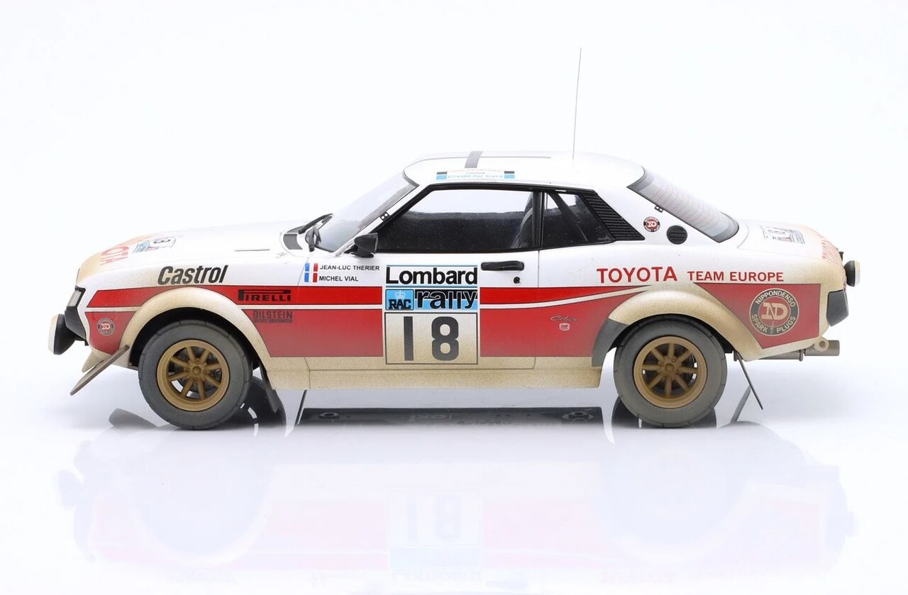 Toyota Toyota Celica 2000 GT (RA21) #18 RAC Rally 1977 - 1:18 - IXO Models Toyota Toyota Celica 2000 GT (RA21) #18 RAC Rally 1977 - 1:18 - IXO Models