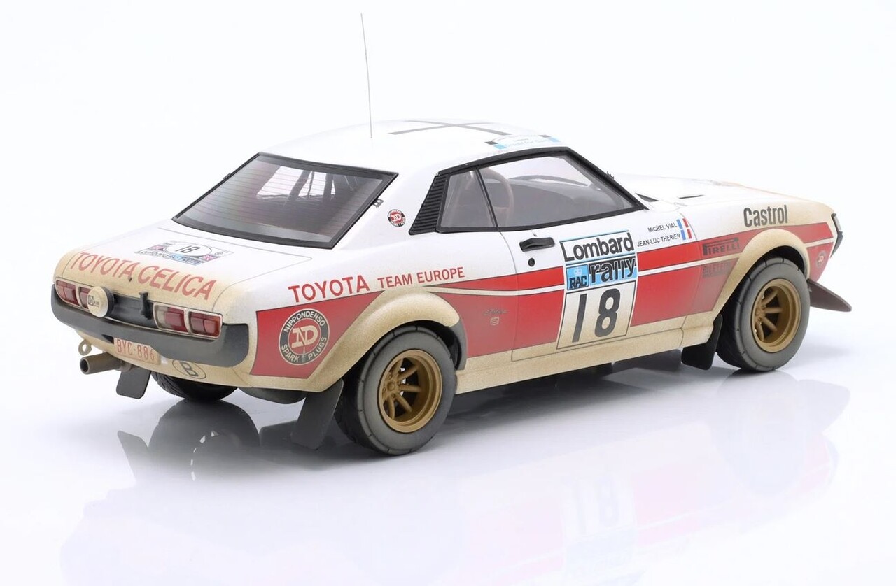 Toyota Toyota Celica 2000 GT (RA21) #18 RAC Rally 1977 - 1:18 - IXO Models Toyota Toyota Celica 2000 GT (RA21) #18 RAC Rally 1977 - 1:18 - IXO Models