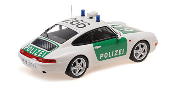 Porsche Porsche 911 Coupé (993) Polizei Stuttgart 1993 - 1:18 - Minichamps Porsche Porsche 911 Coupé (993) Polizei Stuttgart 1993 - 1:18 - Minichamps