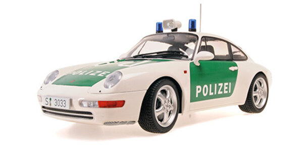 Porsche Porsche 911 Coupé (993) Polizei Stuttgart 1993 - 1:18 - Minichamps Porsche Porsche 911 Coupé (993) Polizei Stuttgart 1993 - 1:18 - Minichamps