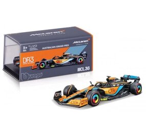 Formule 1 McLaren F1 MCL36 #3 GP Australian GP - 1:43 - Bburago