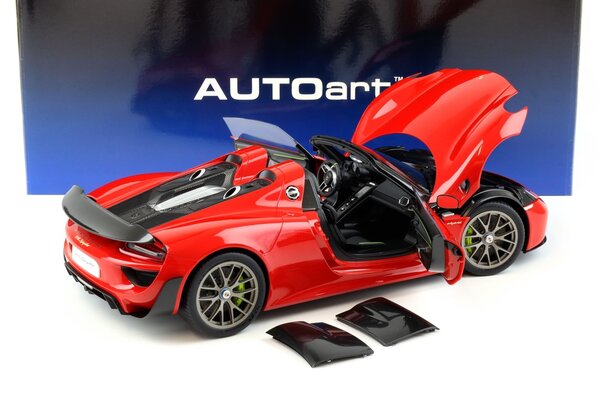 Porsche Porsche 918 Spyder Weissach Package 2013 - 1:12 - AUTOart Porsche Porsche 918 Spyder Weissach Package 2013 - 1:12 - AUTOart