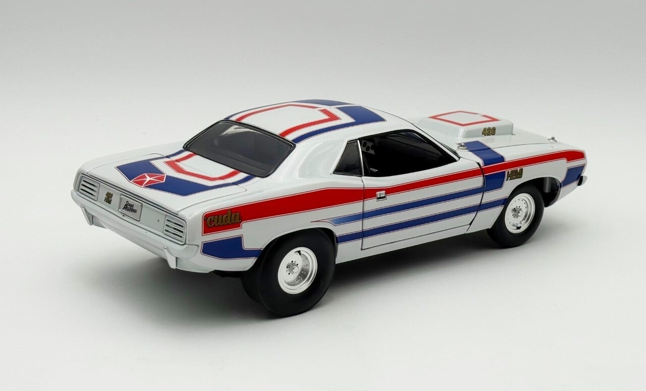Plymouth Plymouth Hemi Cuda 426 Coupe 'Street Machine' 1970 - 1:18 - ACME Plymouth Plymouth Hemi Cuda 426 Coupe 'Street Machine' 1970 - 1:18 - ACME
