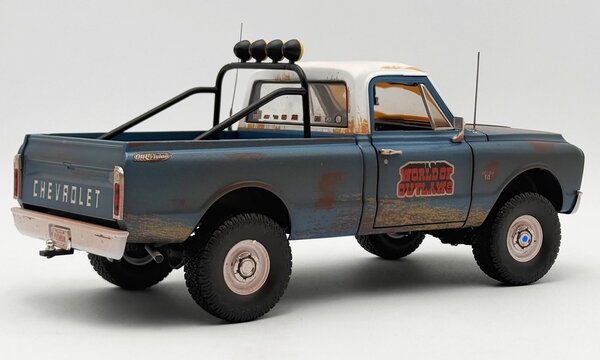 Chevrolet Chevrolet K10 'World of Outlaws' Push Pick-Up Truck 1967 (Racing Rusted) - 1:18 - ACME Chevrolet Chevrolet K10 'World of Outlaws' Push Pick-Up Truck 1967 (Racing Rusted) - 1:18 - ACME