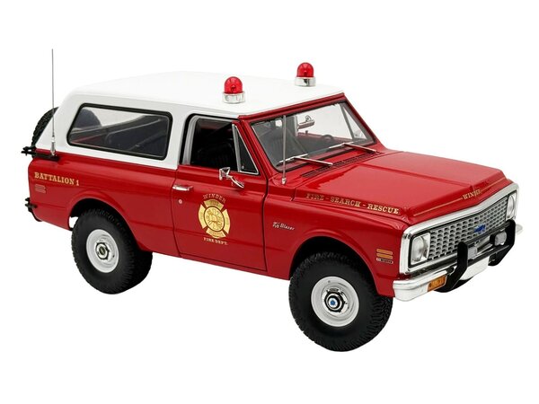 Chevrolet Chevrolet Blazer K/5 'The Chief' Winder Fire Department 1972 - 1:18 - ACME Chevrolet Chevrolet Blazer K/5 'The Chief' Winder Fire Department 1972 - 1:18 - ACME