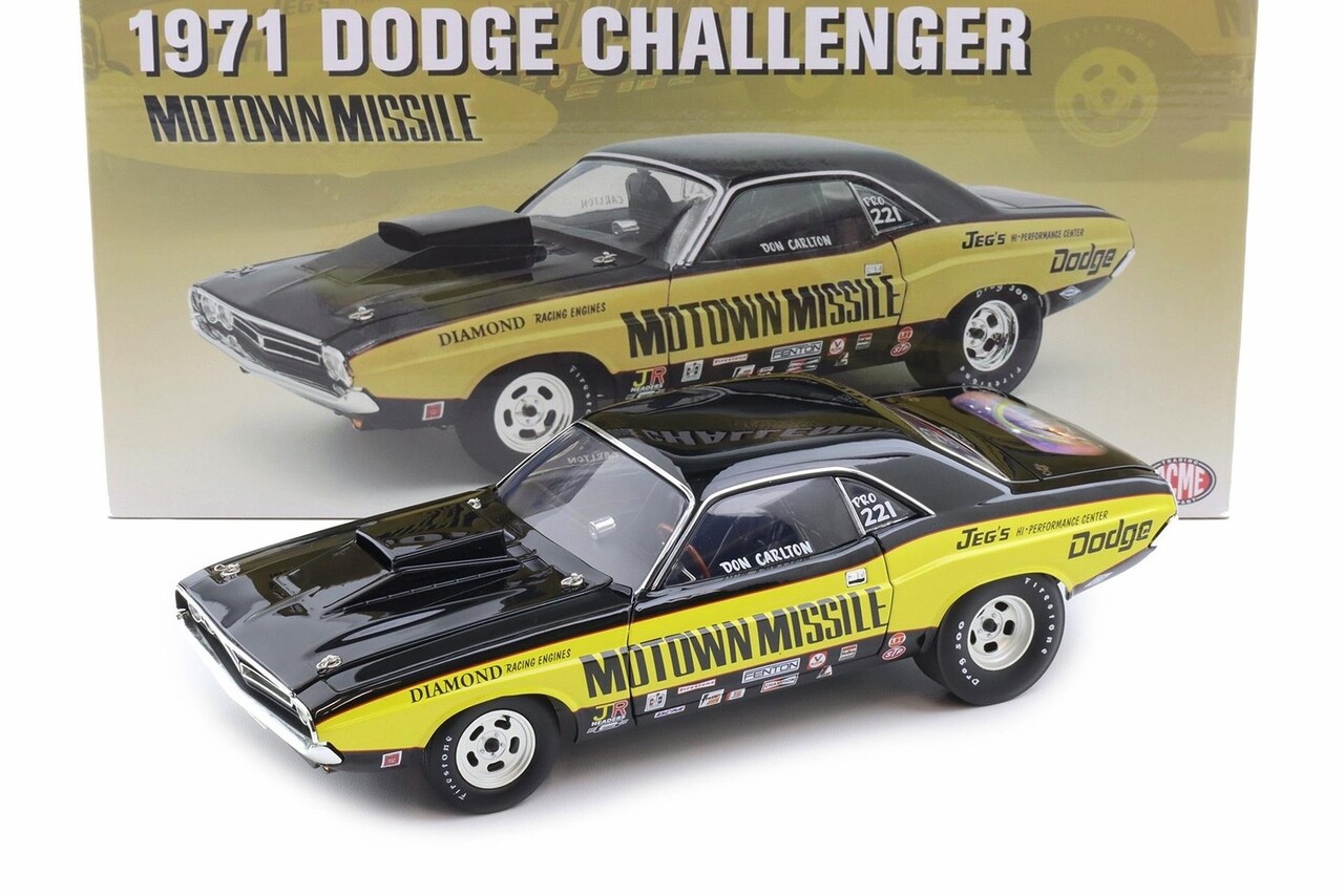Dodge Dodge Challenger Coupe 1971 'Motown Missle' - 1:18 - ACME Dodge Dodge Challenger Coupe 1971 'Motown Missle' - 1:18 - ACME