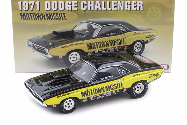 Dodge Dodge Challenger Coupe 1971 'Motown Missle' - 1:18 - ACME Dodge Dodge Challenger Coupe 1971 'Motown Missle' - 1:18 - ACME