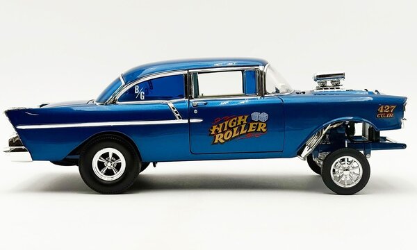 Chevrolet Chevrolet 150 Gasser 427 Drag Motor 1957 'High Roller' - 1:18 - ACME Chevrolet Chevrolet 150 Gasser 427 Drag Motor 1957 'High Roller' - 1:18 - ACME