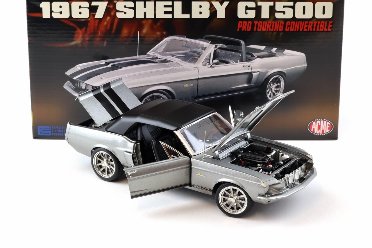 Ford Ford Mustang GT 500 Convertible G60 Pro Touring Tribute 1967 - 1:18 - Acme Ford Ford Mustang GT 500 Convertible G60 Pro Touring Tribute 1967 - 1:18 - Acme