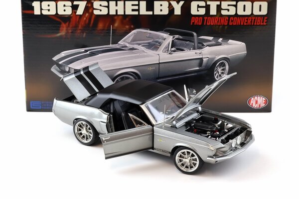Ford Ford Mustang GT 500 Convertible G60 Pro Touring Tribute 1967 - 1:18 - Acme Ford Ford Mustang GT 500 Convertible G60 Pro Touring Tribute 1967 - 1:18 - Acme