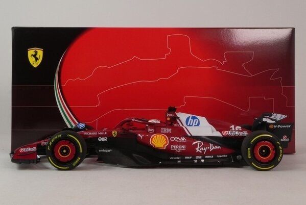 Formule 1 Ferrari  F1 SF-25 #16 Team Scuderia Ferrari Sprint Race GP China 2025 C.Leclerc + Driver Figure  - 1:18 - BBR