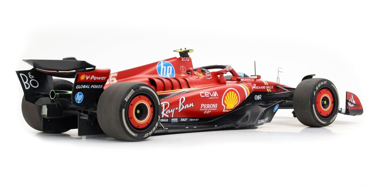 Formule 1 Ferrari  F1 SF-24 #55 Team Scuderia Ferrari  2nd GP Austin USA 2024 C.Sainz  - 1:18 - BBR