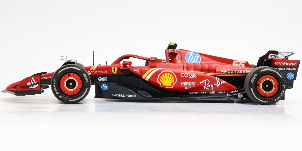 Formule 1 Ferrari  F1 SF-24 #55 Team Scuderia Ferrari  2nd GP Austin USA 2024 C.Sainz  - 1:18 - BBR