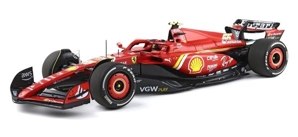 Formule 1 Ferrari  F1 SF-24 #55 Team Scuderia Ferrari  GP Italy 2024 C.Sainz  - 1:18 - BBR