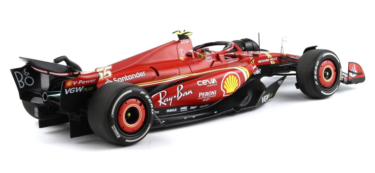 Formule 1 Ferrari  F1 SF-24 #55 Team Scuderia Ferrari  GP Italy 2024 C.Sainz  - 1:18 - BBR