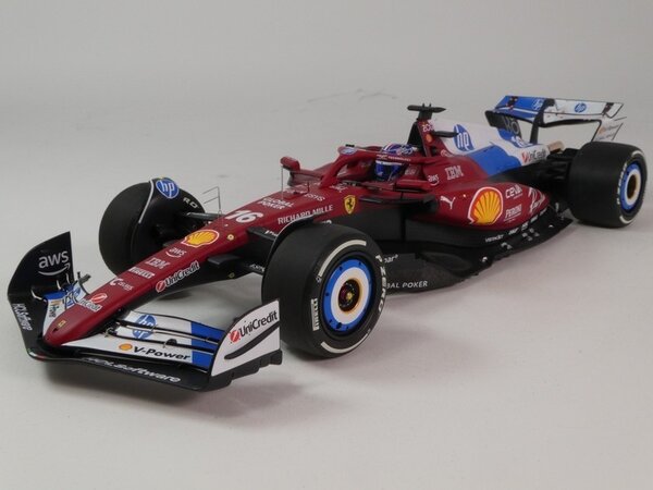 Formule 1 Ferrari  F1 SF-25 #16 Team Scuderia Ferrari GP Miami 2025 C.Leclerc + Driver Figure  - 1:18 - BBR