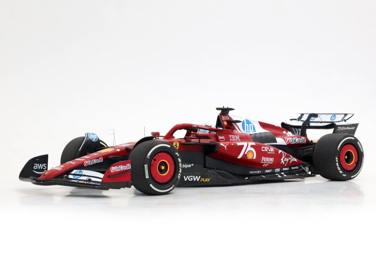 Formule 1 Ferrari  F1 SF-25 #16 Team Scuderia Ferrari 2nd GP Monaco 2025 C.Leclerc + Driver Figure  - 1:18 - BBR