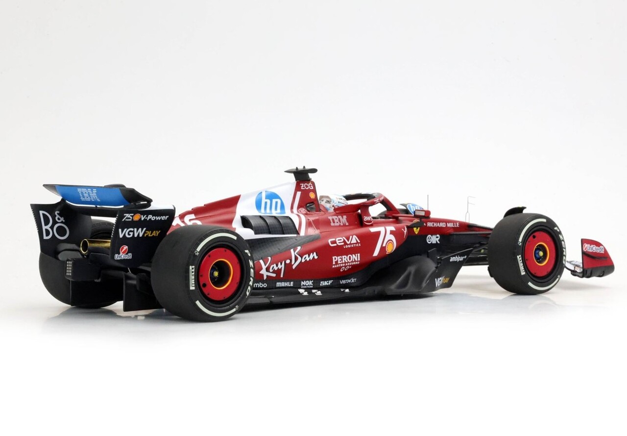 Formule 1 Ferrari  F1 SF-25 #16 Team Scuderia Ferrari 2nd GP Monaco 2025 C.Leclerc + Driver Figure  - 1:18 - BBR