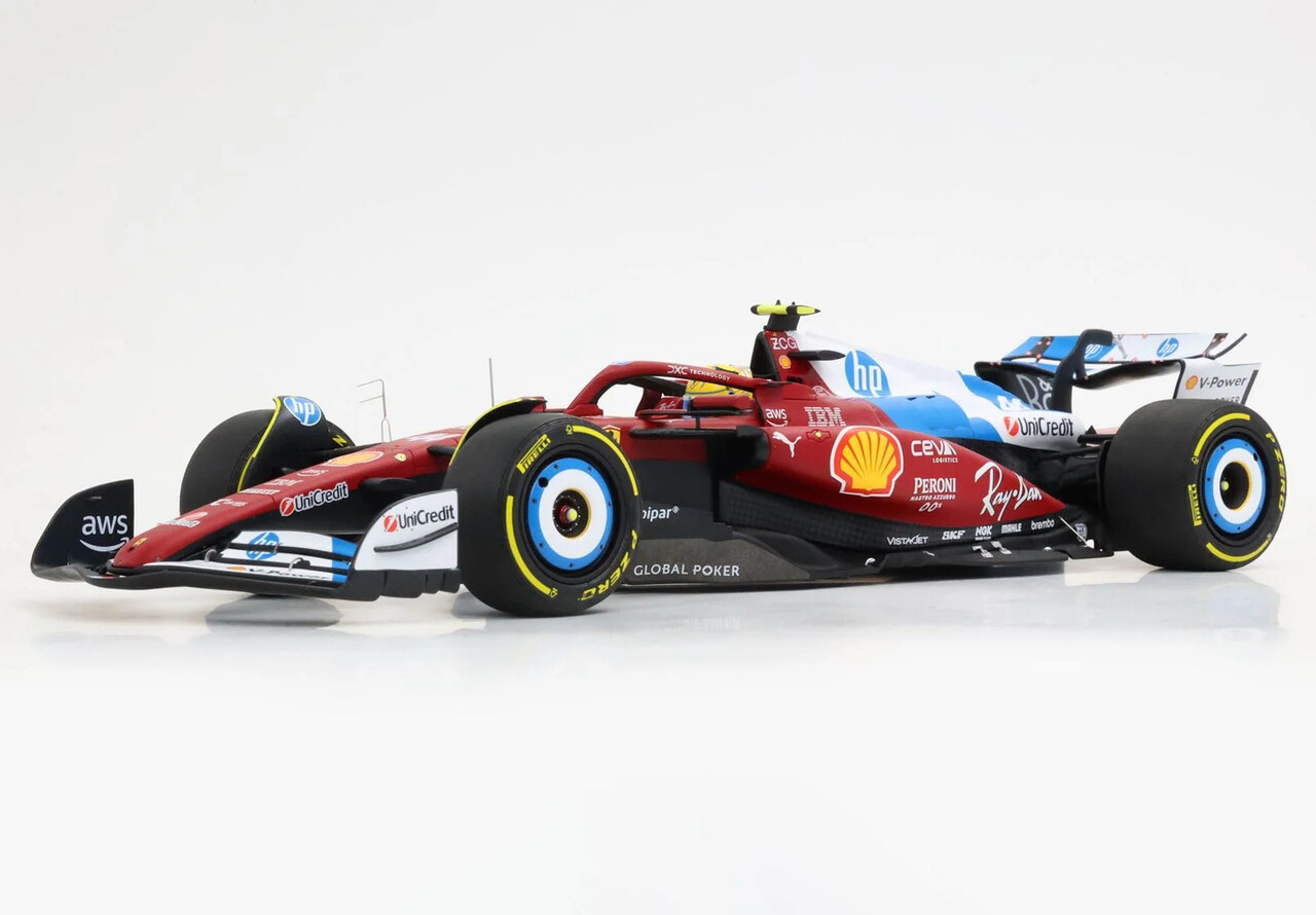 Formule 1 Ferrari  F1 SF-25 #44 Team Scuderia Ferrari HP GP Miami 2025 L.Hamilton + Driver Figure  - 1:18 - BBR