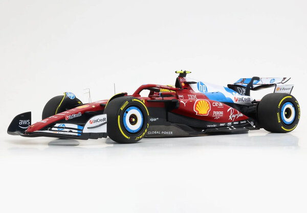 Formule 1 Ferrari  F1 SF-25 #44 Team Scuderia Ferrari HP GP Miami 2025 L.Hamilton + Driver Figure  - 1:18 - BBR