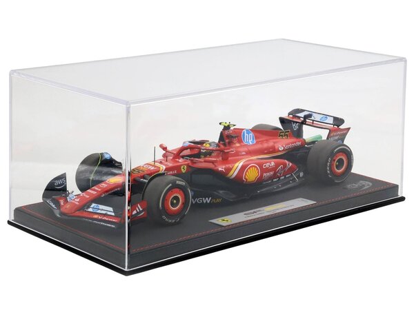 Formule 1 Ferrari F1 SF-2howcase - 1:18 - BBR 4 #55 Team Scuderia Ferrari Winner GP Monza Italy 2024 C.Sainz + Showcase - 1:18 - BBR Formule 1 Ferrari F1 SF-2howcase - 1:18 - BBR 4 #55 Team Scuderia Ferrari Winner GP Monza Italy 2024 C.Sainz + Showcase - 1:18 - BBR