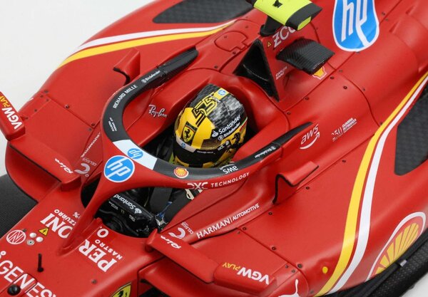 Formule 1 Ferrari F1 SF-24 #55 Team Scuderia Ferrari GP Monza Italy 2024 C.Sainz - 1:18 - BBR Formule 1 Ferrari F1 SF-24 #55 Team Scuderia Ferrari GP Monza Italy 2024 C.Sainz - 1:18 - BBR