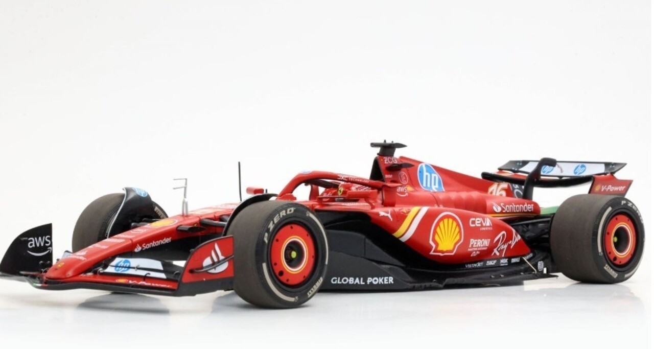 Formule 1 Ferrari F1 SF-24 #16 Team Scuderia Ferrari Winner GP Austin USA 2024 C.Leclerc - 1:18 - BBR Formule 1 Ferrari F1 SF-24 #16 Team Scuderia Ferrari Winner GP Austin USA 2024 C.Leclerc - 1:18 - BBR