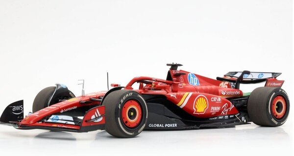Formule 1 Ferrari F1 SF-24 #16 Team Scuderia Ferrari Winner GP Austin USA 2024 C.Leclerc - 1:18 - BBR Formule 1 Ferrari F1 SF-24 #16 Team Scuderia Ferrari Winner GP Austin USA 2024 C.Leclerc - 1:18 - BBR
