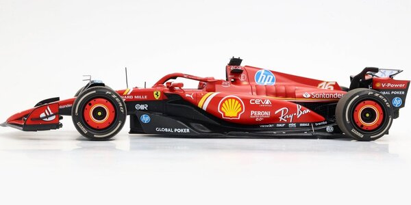 Formule 1 Ferrari F1 SF-24 #16 Team Scuderia Ferrari Winner GP Austin USA 2024 C.Leclerc - 1:18 - BBR Formule 1 Ferrari F1 SF-24 #16 Team Scuderia Ferrari Winner GP Austin USA 2024 C.Leclerc - 1:18 - BBR