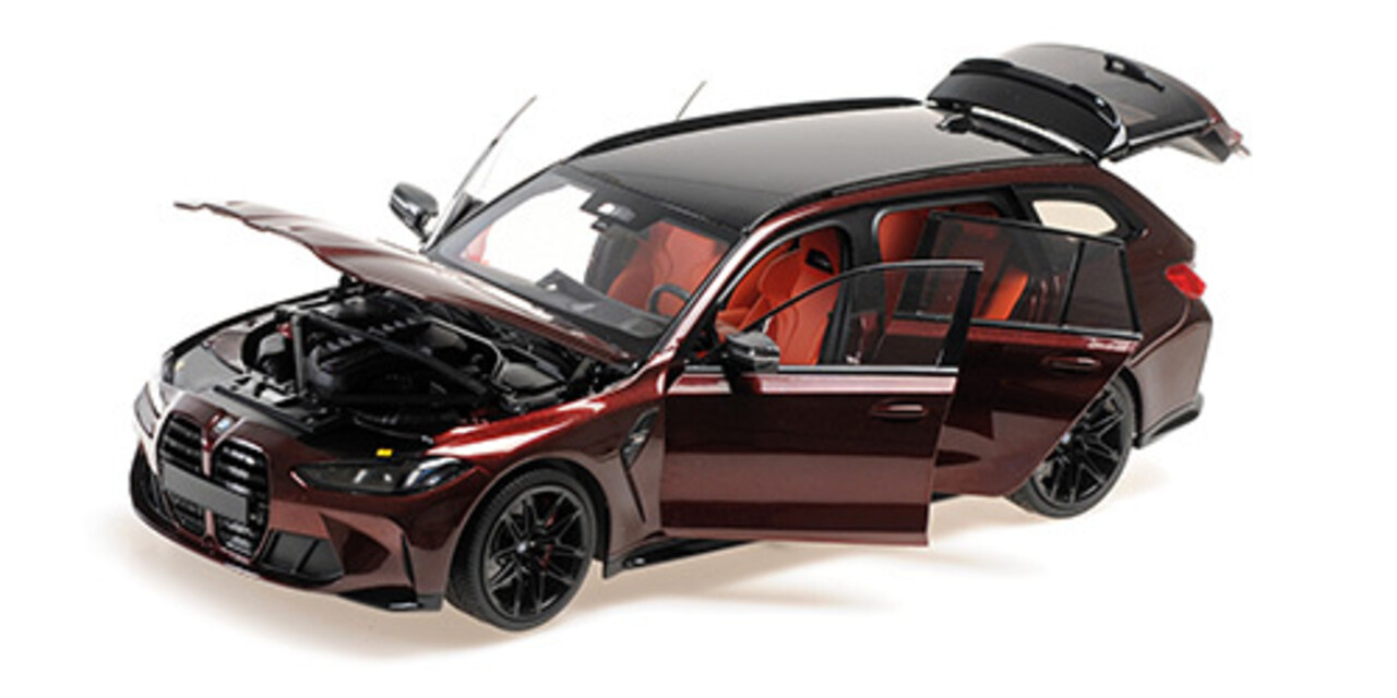 BMW BMW M3 Touring 2024 Red/Black Wheels/Tartufo Interior - 1:18 - Minichamps BMW BMW M3 Touring 2024 Red/Black Wheels/Tartufo Interior - 1:18 - Minichamps