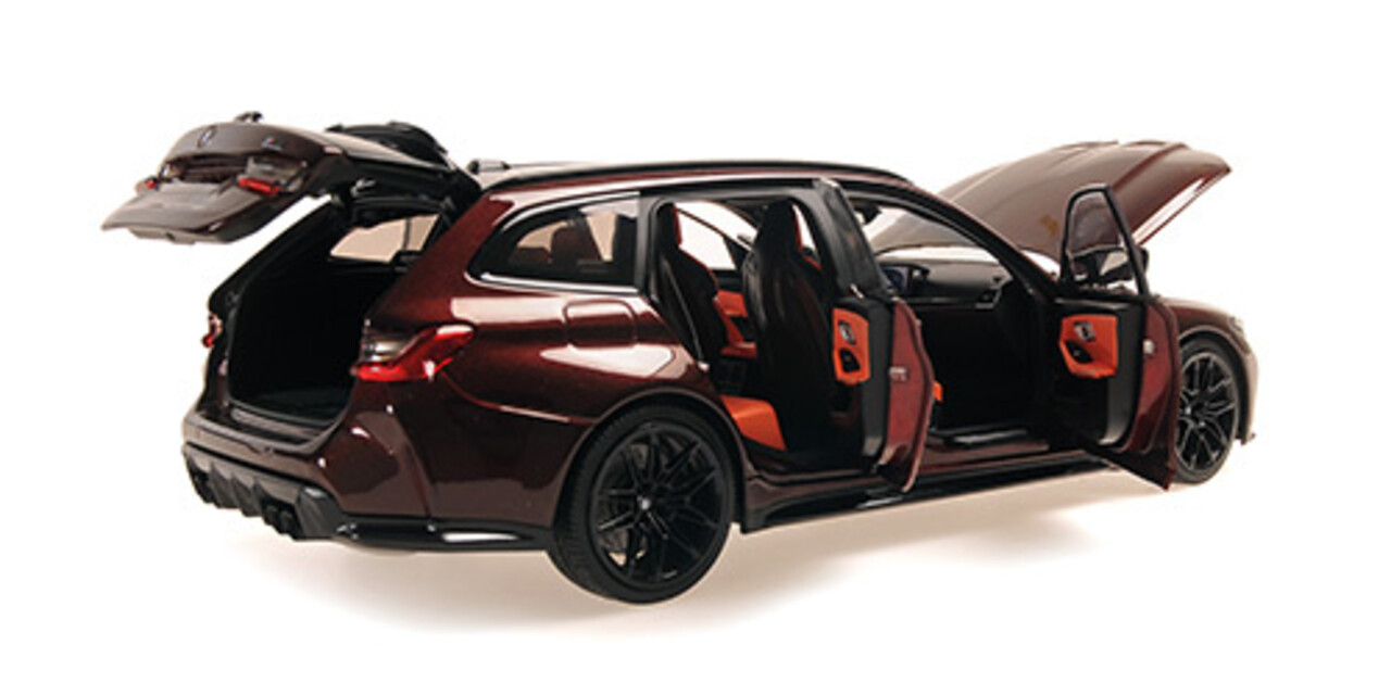 BMW BMW M3 Touring 2024 Red/Black Wheels/Tartufo Interior - 1:18 - Minichamps BMW BMW M3 Touring 2024 Red/Black Wheels/Tartufo Interior - 1:18 - Minichamps