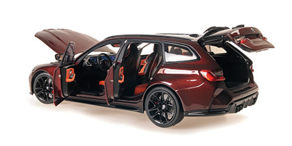 BMW BMW M3 Touring 2024 Red/Black Wheels/Tartufo Interior - 1:18 - Minichamps BMW BMW M3 Touring 2024 Red/Black Wheels/Tartufo Interior - 1:18 - Minichamps