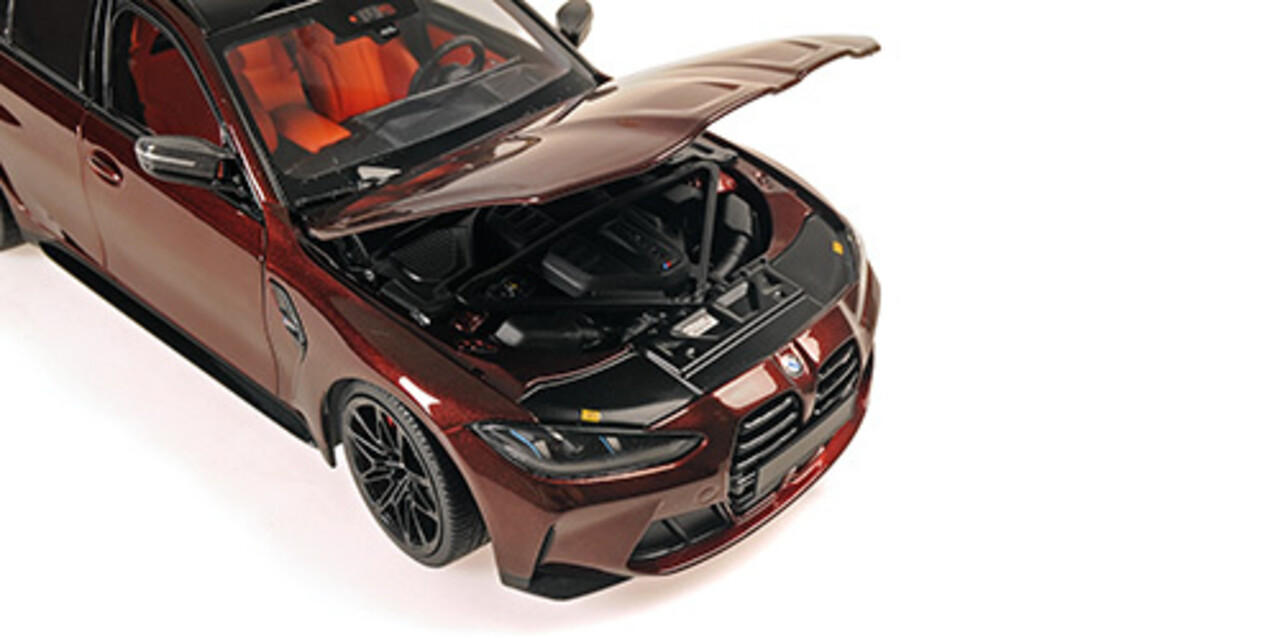 BMW BMW M3 Touring 2024 Red/Black Wheels/Tartufo Interior - 1:18 - Minichamps BMW BMW M3 Touring 2024 Red/Black Wheels/Tartufo Interior - 1:18 - Minichamps