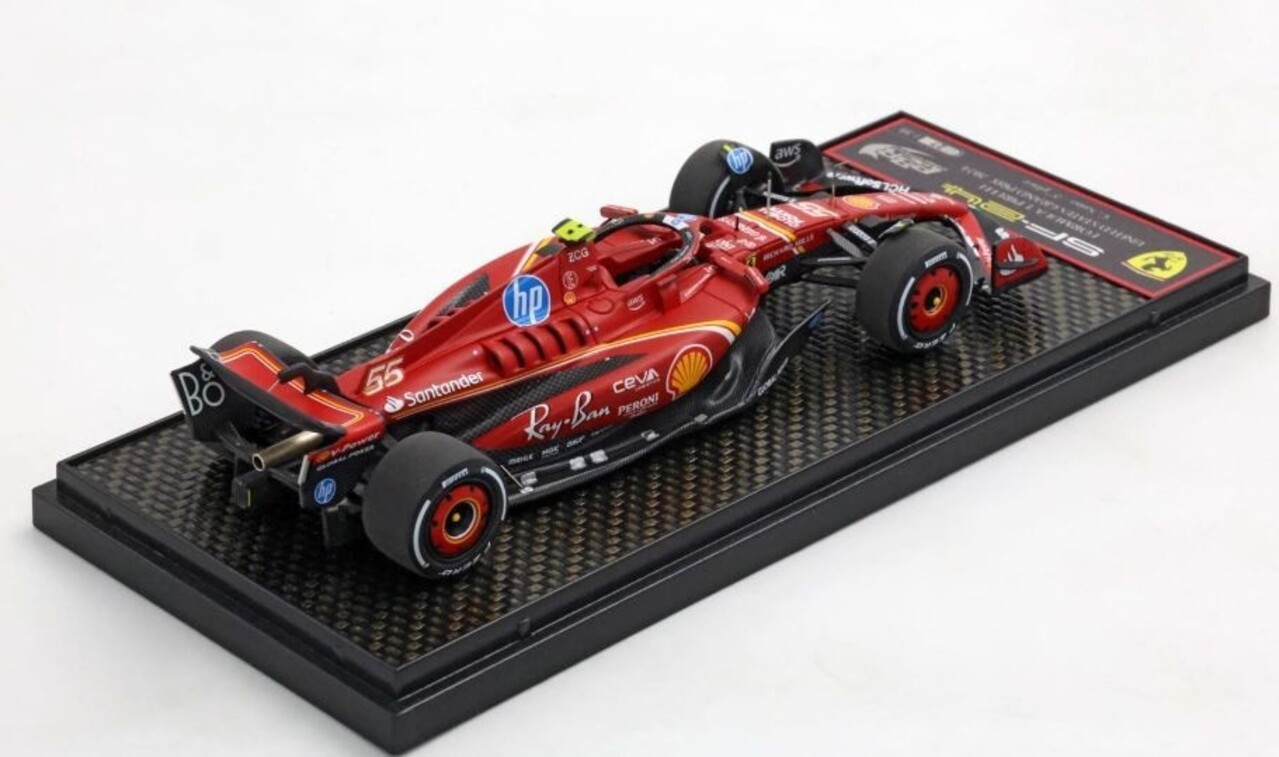 F1 Ferrari F1 SF-24 #55 Team Scuderia Ferrari 2nd GP Austin USA 2024 (C.Sainz) - 1:43 - BBR F1 Ferrari F1 SF-24 #55 Team Scuderia Ferrari 2nd GP Austin USA 2024 (C.Sainz) - 1:43 - BBR