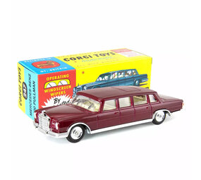 Mercedes-Benz Mercedes-Benz S-Class 600 Pullman 1963 + Operating Wipers - 1:43 - Corgi Mercedes-Benz Mercedes-Benz S-Class 600 Pullman 1963 + Operating Wipers - 1:43 - Corgi