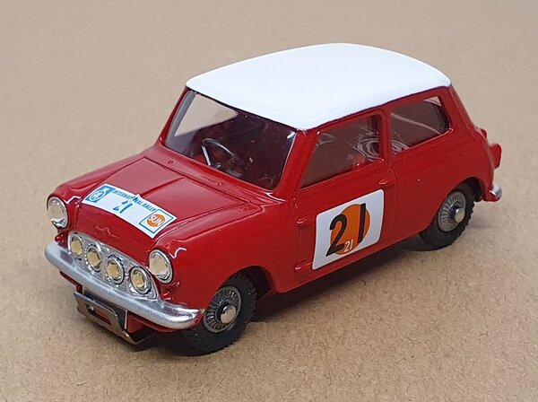 Austin Austin Seven (Mini Cooper S) #21 Rally RAC International 1966 - 1:43 - Corgi Austin Austin Seven (Mini Cooper S) #21 Rally RAC International 1966 - 1:43 - Corgi