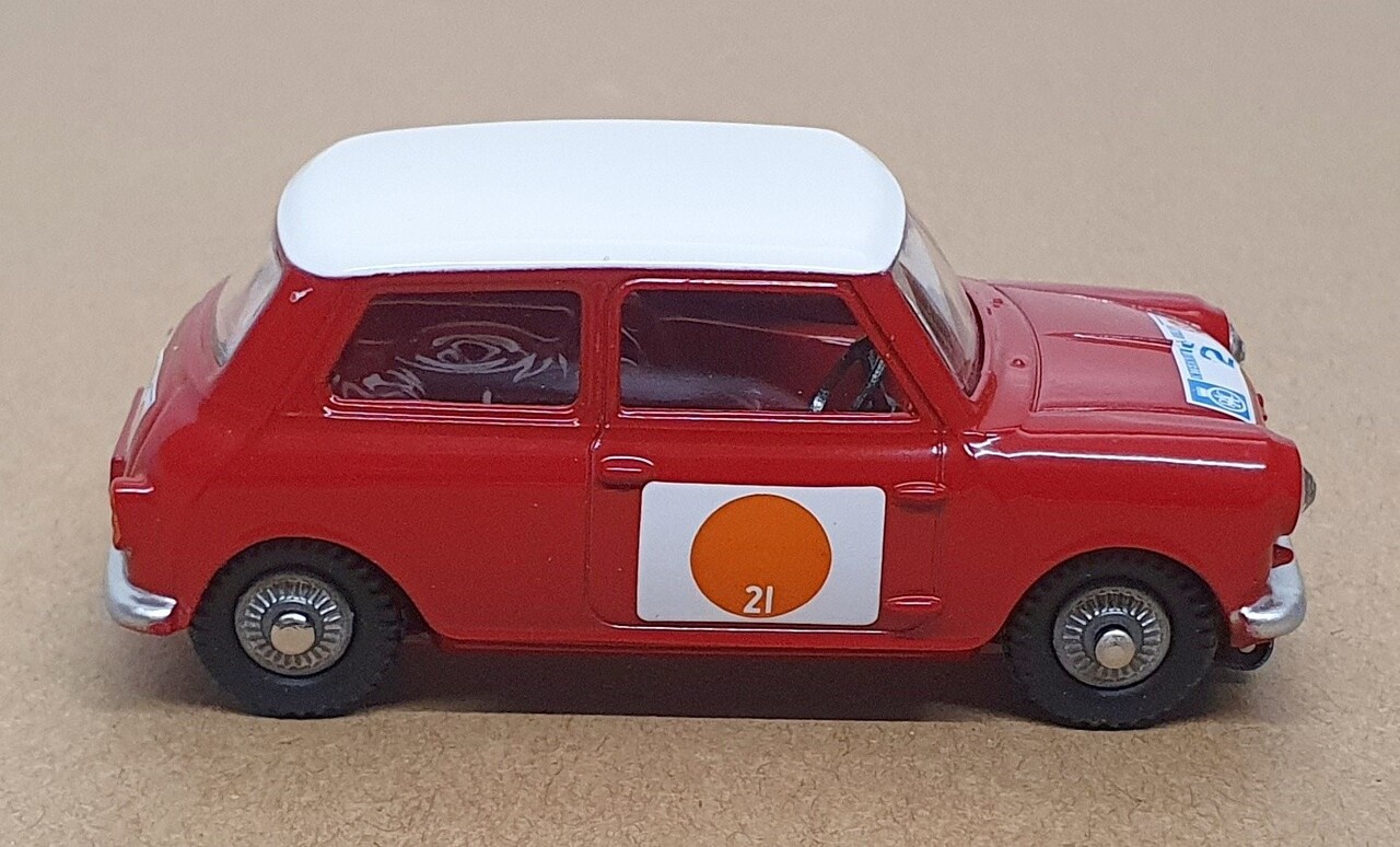 Austin Austin Seven (Mini Cooper S) #21 Rally RAC International 1966 - 1:43 - Corgi Austin Austin Seven (Mini Cooper S) #21 Rally RAC International 1966 - 1:43 - Corgi